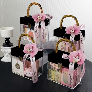 结婚伴手礼轻奢礼盒女伴娘实用婚礼美业手提盒礼物高档喜茶礼品盒