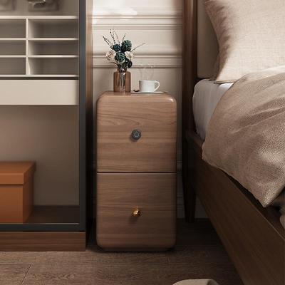床头柜小型超窄30cm宽迷你25公分实木收纳柜卧室极窄抽拉式夹