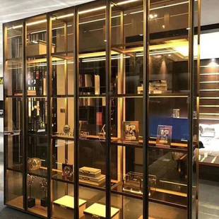不锈钢展示酒柜展示架轻奢地下室酒柜私人酒柜家用酒柜