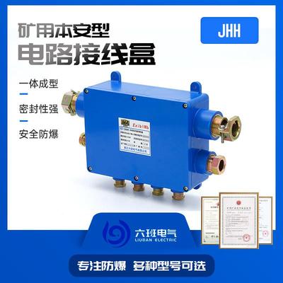 矿用本安接线盒JHH-8通讯监控本安接线盒8通20对电路分支用链接盒