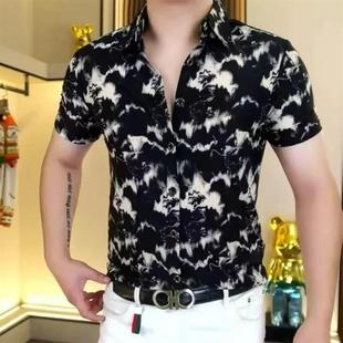 夏ls季 潮流高品质透气修身 文福轻奢专柜男士 时尚 舒适短袖 polo衫