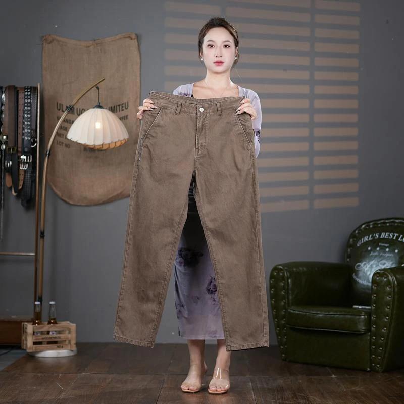 GR新轻奢休闲M裤I春秋直筒v宽X松休闲长裤商务休闲复美式古水洗男