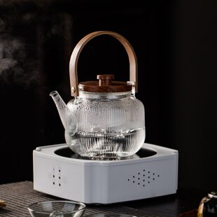 加厚玻璃耐高温烧水泡茶白茶电陶炉煮茶炉 煮茶壶煮茶器新款