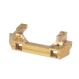 Traxxas TRX6 TRX-4 舵机前置铜支架 T4 舵机固定座 保险杠横梁