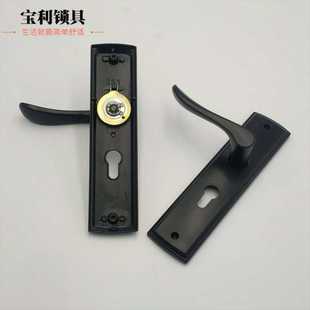 实木门锁把手 房门执手锁 家用通用型门锁静音锁具 美式