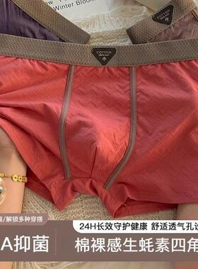 岑阁精选好物生蚝精10A级男生四角裤运动包裹简约高弹棉四角内裤
