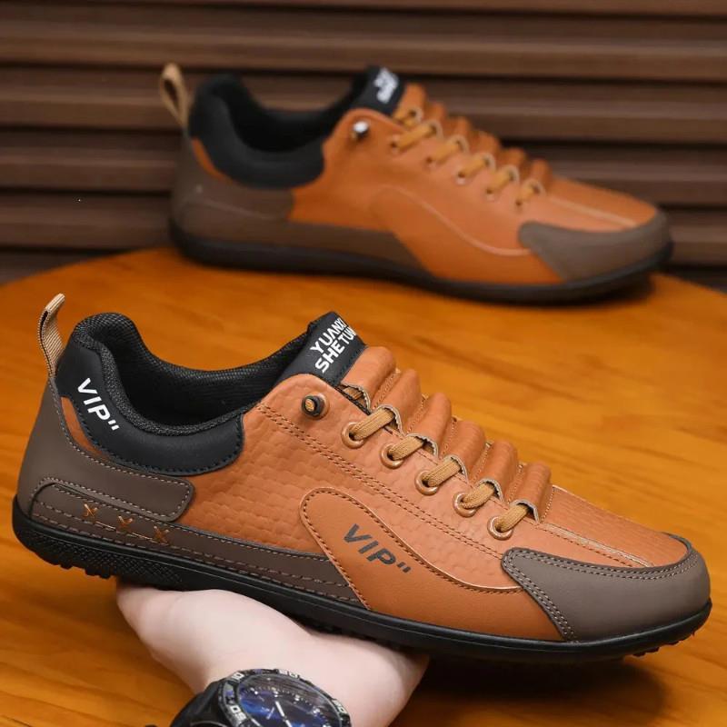 元锦轻奢服装店2025爆款男鞋懒人一脚蹬潮w流百搭不W闷脚软底舒适