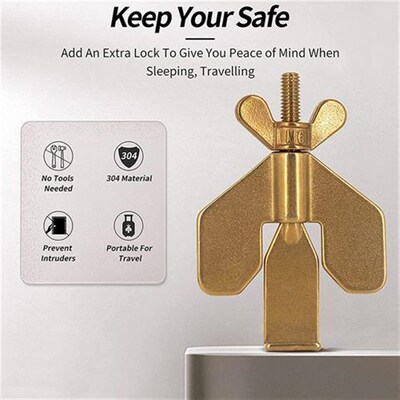 Portable Hotel Door Lock Live alone Self-Defense Door Stop T