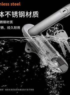 AB403-1/AB402-2不锈钢304平面锁配电箱柜锁基业箱锁通讯设备门锁