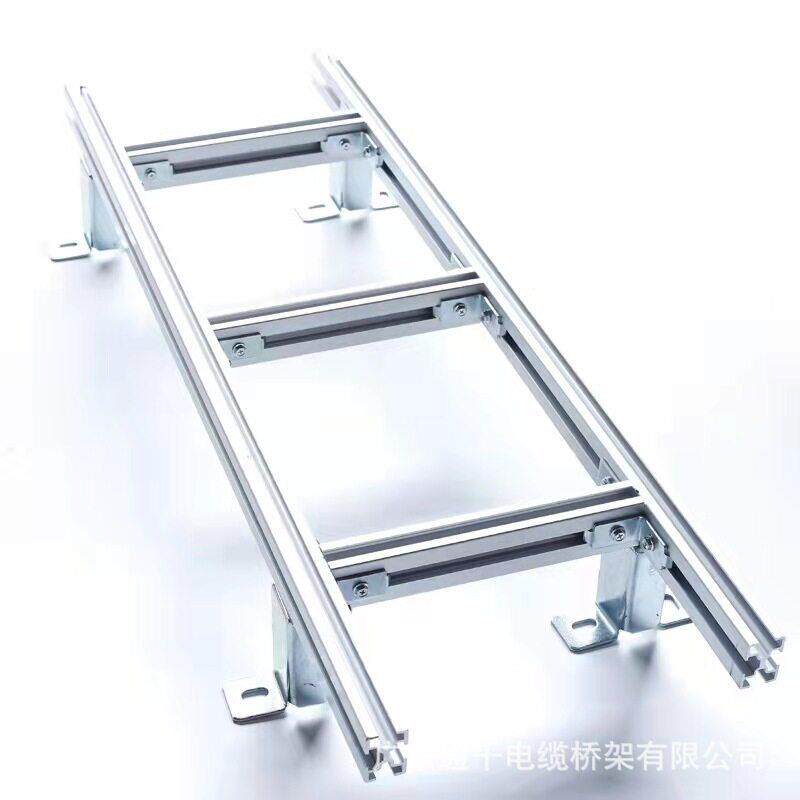 铝合金走线架种类多样加工4C铝合金型材机房数据中心布线梯式桥架