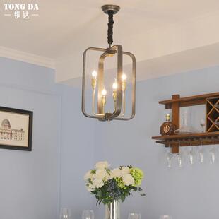 美式过道玄关全铜吊灯现代创意酒吧餐厅小吊灯别墅门口杂物间灯具