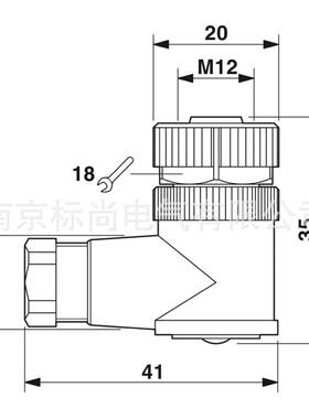 phoenix/菲尼克斯连接器-SACC-M12FR-4CON-PG7-M1681143螺钉连接
