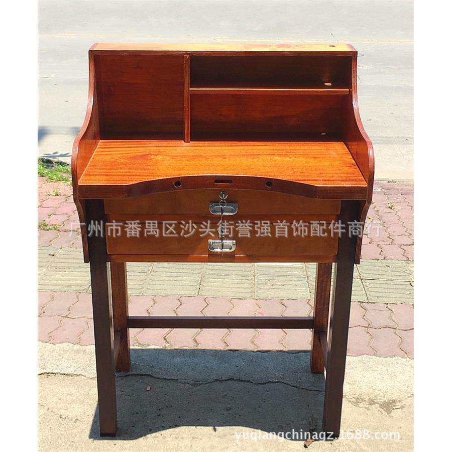 工作台 高档沙比利实木桌面功夫台 打金台 桌子 豪华首饰执模台