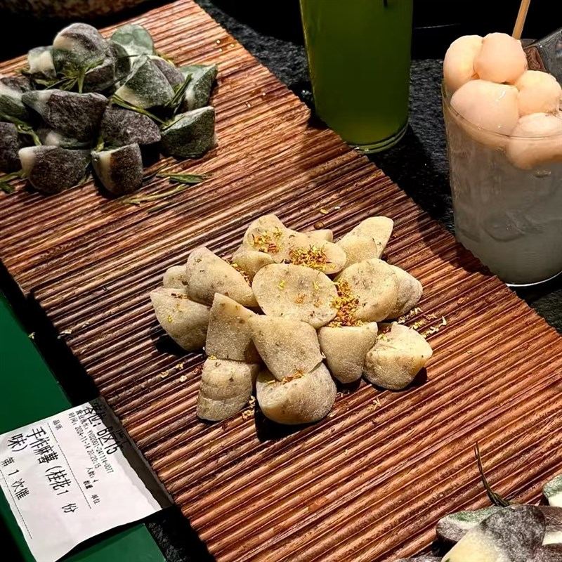 网红创意特色火锅手作点心餐具手工木托盘木正方形实木餐盘糕点盘