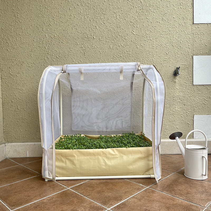家用温室暖房阳台种菜盆育苗架子种植箱绿植栽培室内生菜毛菜辣椒