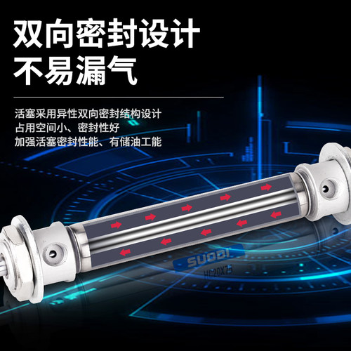 HC/MAD机械手上下缓冲气缸双头缓冲器20X64/70/75注塑机斜臂配件