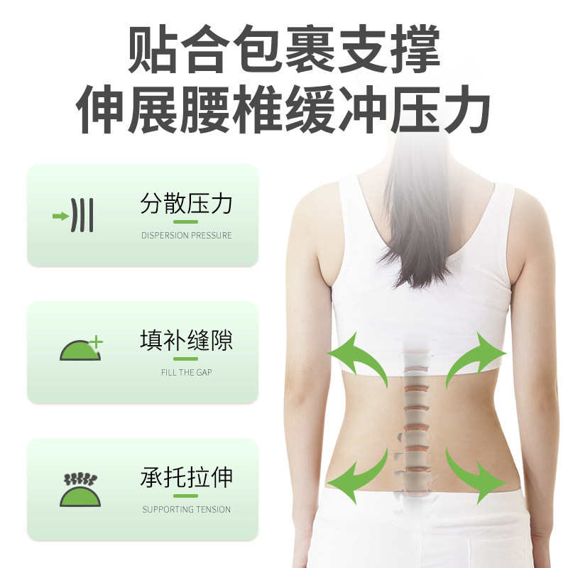 天然乳胶孕妇护腰枕平躺腰垫睡觉腰间盘突出专用床腰托护腰靠垫薄