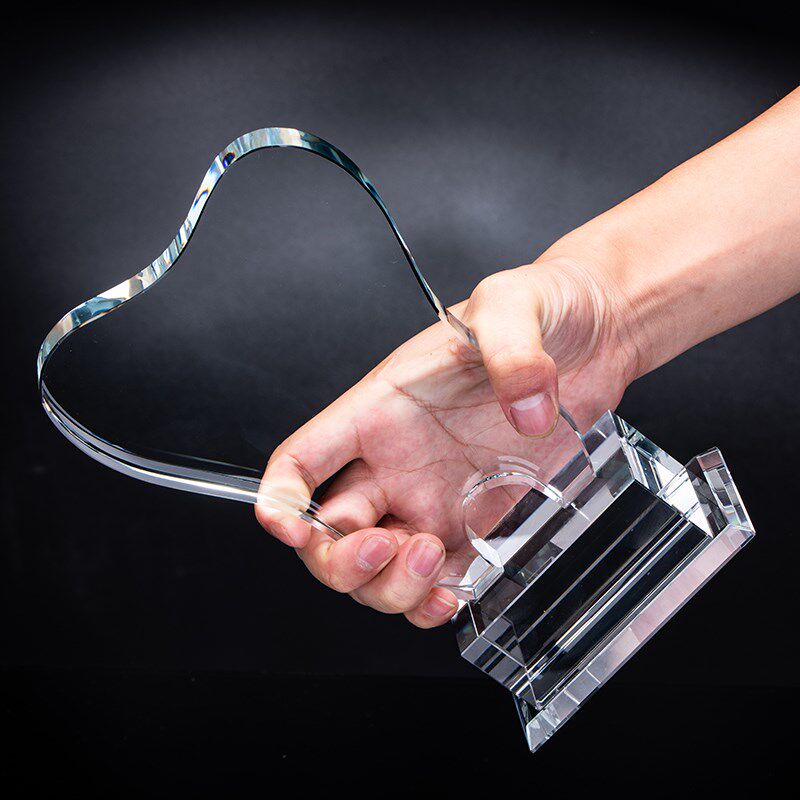 水晶玻璃奖杯奖牌牙齿相片牙造型形状雕刻文字相片 刻字现货