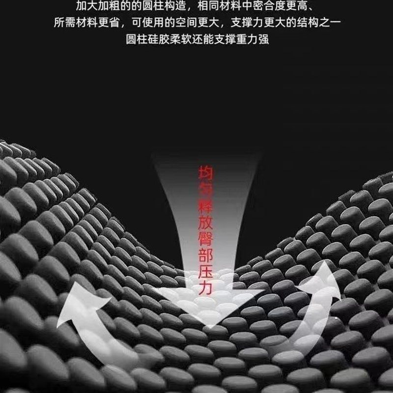 防水防晒电动摩托车硅胶双人坐垫电瓶车按摩电车座垫四季通用座垫