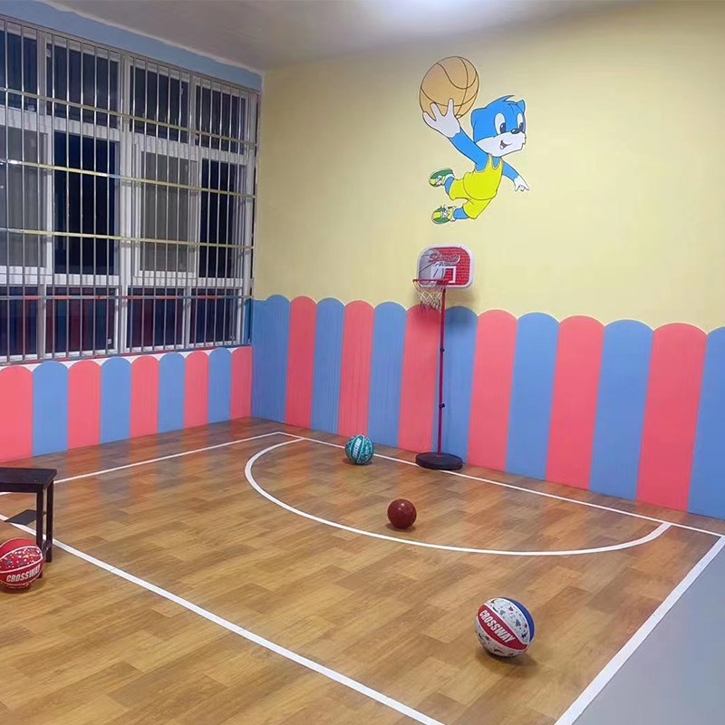 幼儿园早教儿童防撞墙贴自粘墙裙宝宝婴儿房墙围墙纸海绵泡沫垫