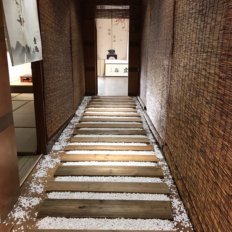 50斤白石子砾石白色鹅卵石碎石庭院铺地阳台造景花园装饰小白石头