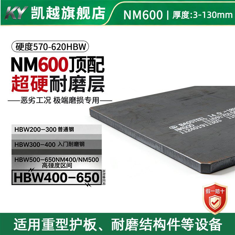 NM400/NM500耐磨板 高硬度耐磨钢板NM450/NM600堆高机铲斗耐磨钢