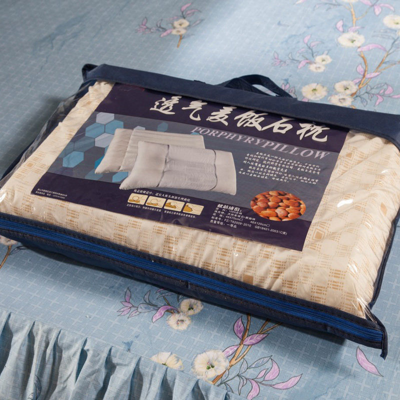 枕头芯枕头枕麦饭玉石按摩长方形 40*65cm单人枕单个包邮