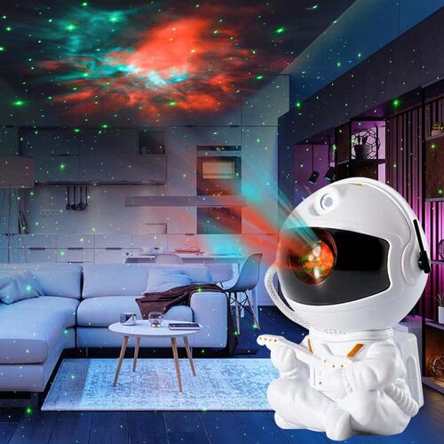 太空人投影氛围灯 浪漫星空卧室小夜灯 床头宇航员台灯 SHS4700插