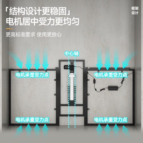 电动隐形壁床配件 墨菲床五金配件 省空间侧翻床居家使用
