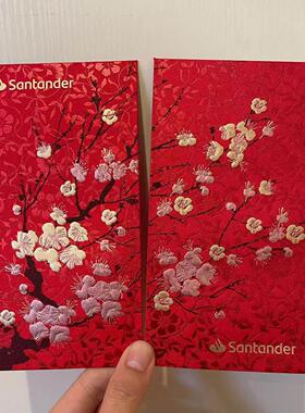 当西班牙优雅邂逅东方韵味桑坦德银行红包惊艳登场Santander绢布