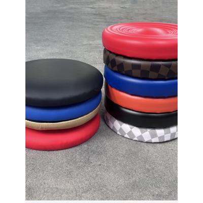 加厚的酒吧凳子表面更换皮革海绵软垫圆形座椅表面实木凳子表面酒