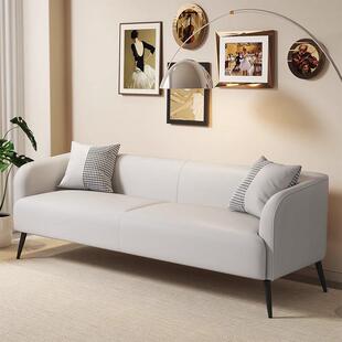 2025新款小户型沙发客厅卧室公寓休息区接待处出租房猫爪皮小沙发