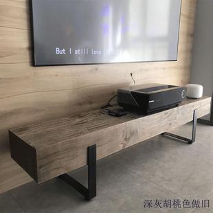 侘寂风原木电视柜酒店民宿休息凳家用个性 凳覆古创意矮凳 长条换鞋