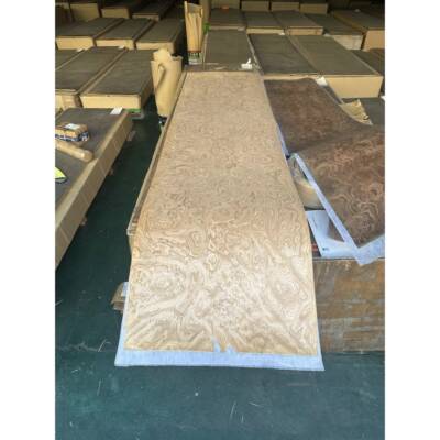 科技木皮 浅色胡桃树榴木皮贴皮2.5×0.63米左右