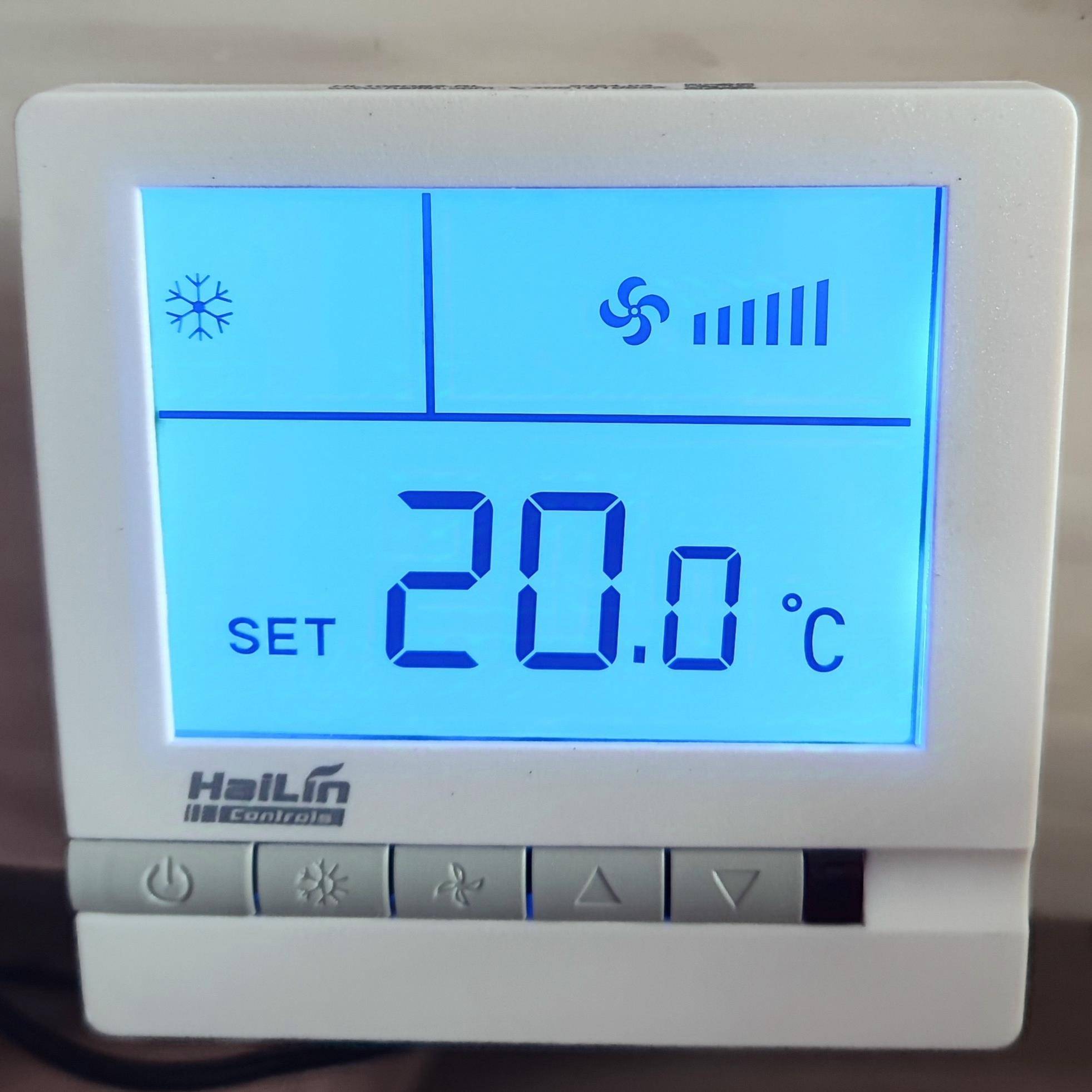 需定制温控器开关水冷中央空调控制面板温度控制器风机盘管三速水