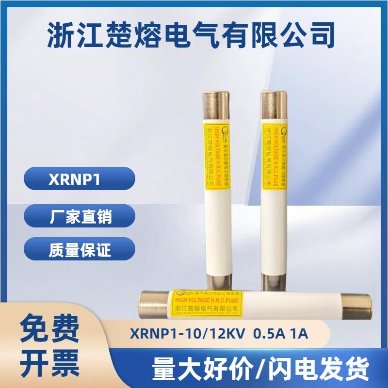 PT柜高压高分断能力限流熔断器XRNP1--10/12KV 0.5A1A2A保险管