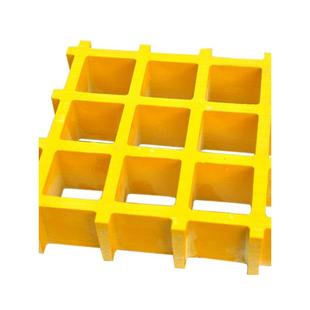 洗车店光伏平台地面网格板树坑水槽洗车房黄色隔板玻璃钢漏水格栅