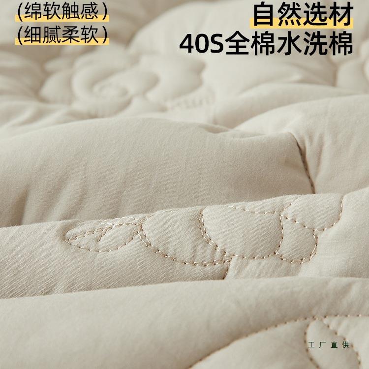 棉质床裙单件2025新款四季通用夹棉床盖带裙边公主风床罩棉质女孩