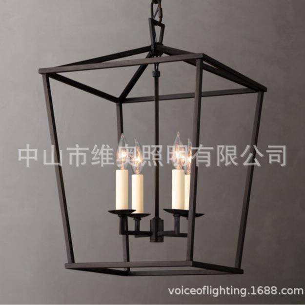 工业风美式小吊灯颜色尺寸可来图来样欢迎到厂考察咨询