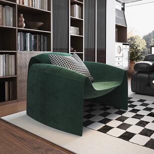 网红创意轻奢休闲椅设计师懒人客厅阳台螃蟹椅现代简约单人沙发椅