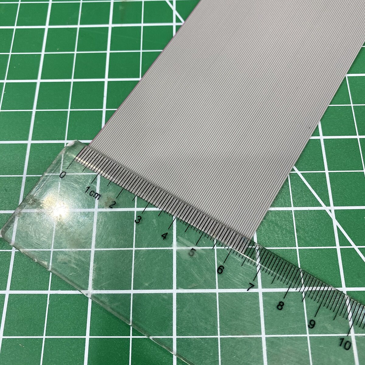 同创科技 单股灰排线 100P 0.635mm配1.27mmIDC 1*0.254mm 30.5米