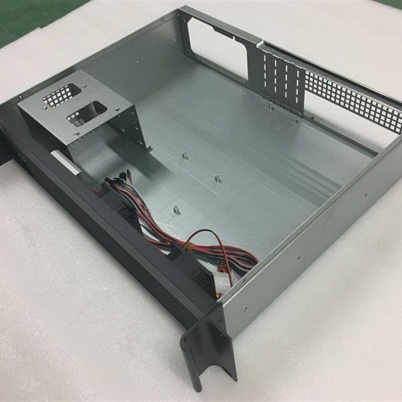 2U短机箱 2U小机箱 MATX机箱仪器设备工控小机箱35长铝面板可定制