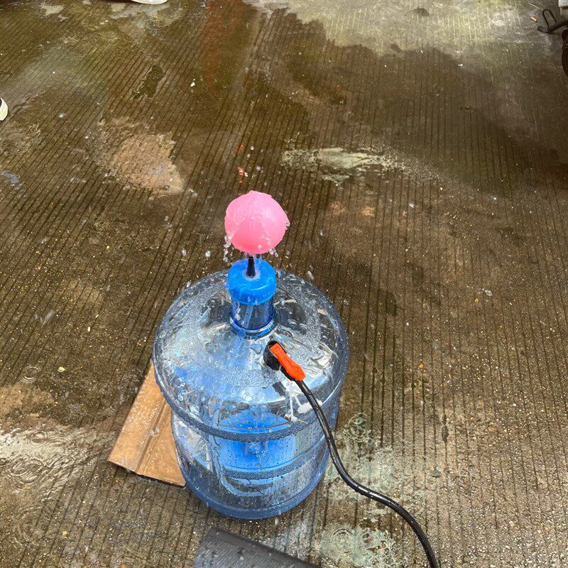 伯努利效应水流打气筒水柱喷泉悬浮小球泡沫球物理科学实验秀