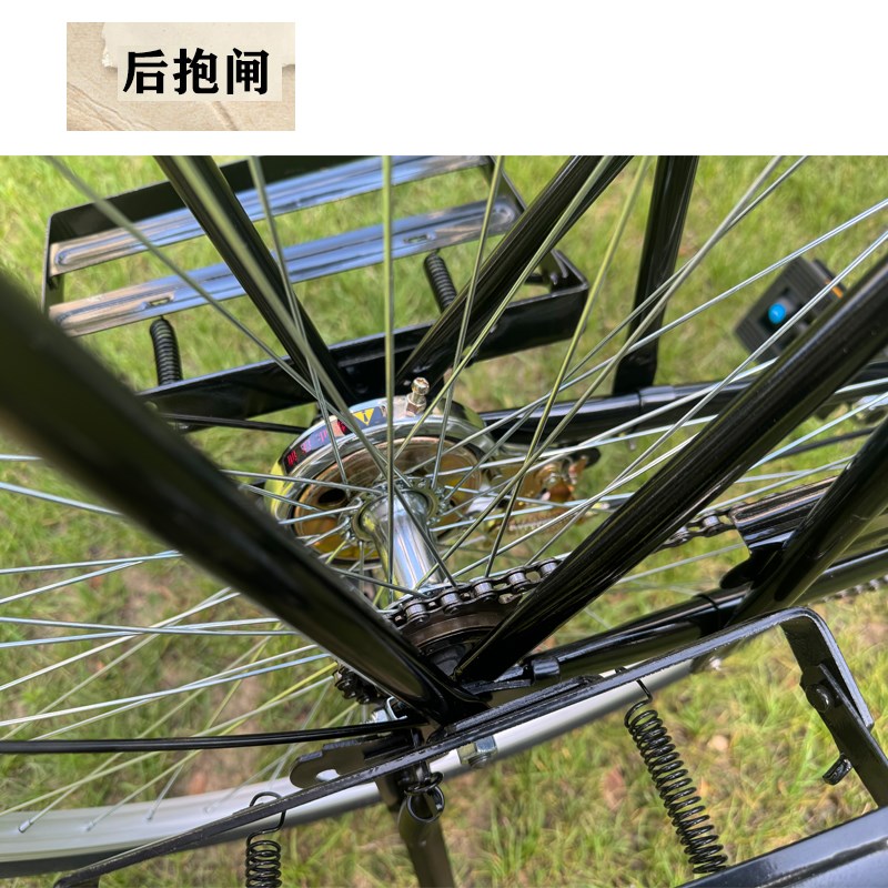 凤凰28大杠自行车老式自行车载重加重型自行车经典二八大杠复古车