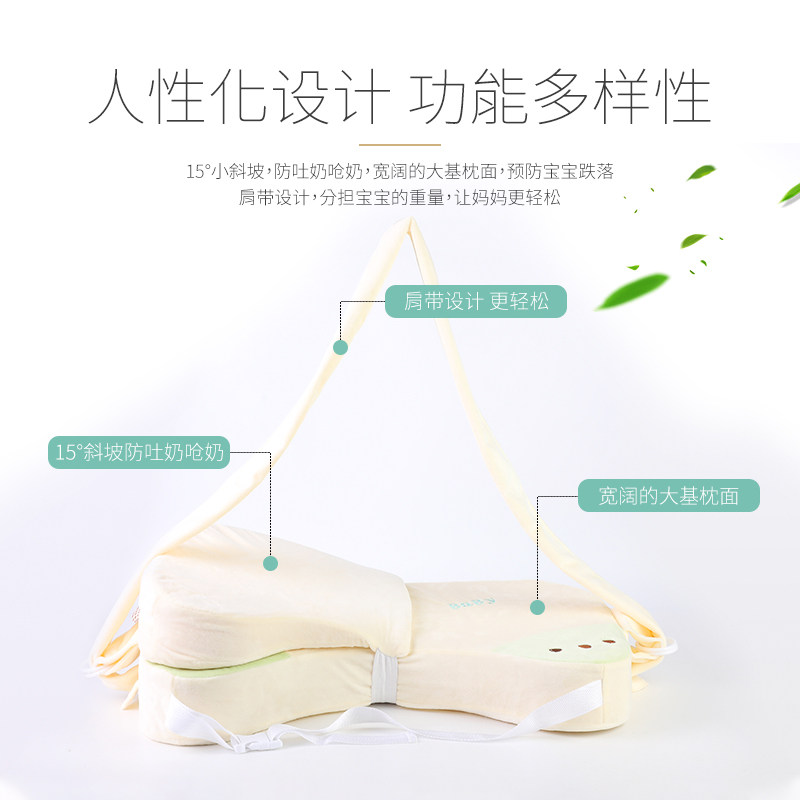 宝宝哺乳枕头哺乳枕护腰坐月子哺乳垫婴儿躺喂抱抱托防吐奶斜坡垫
