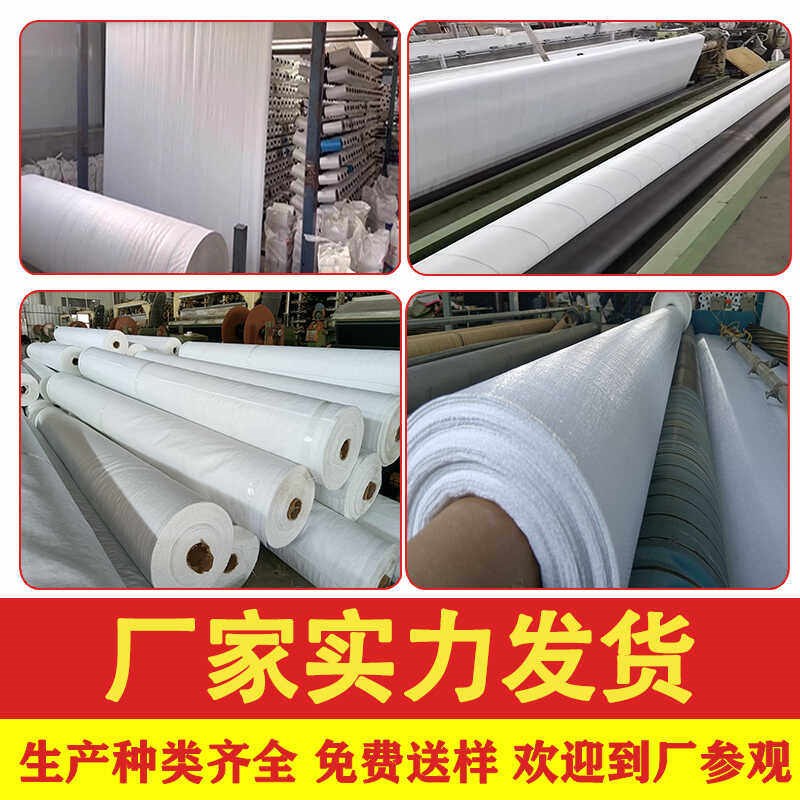 白色PE防草布农用果树果园耐用地膜保湿透气遮除反光除草布大棚