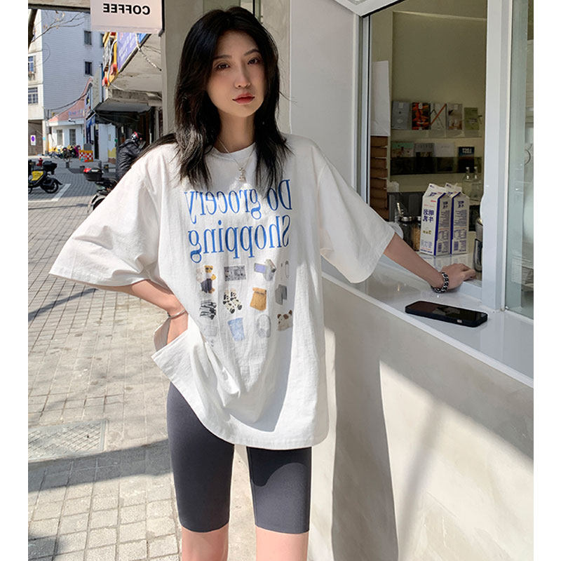 孕妇鲨鱼皮短裤女夏季薄款外穿时尚托腹打底裤休闲五分运动瑜伽裤