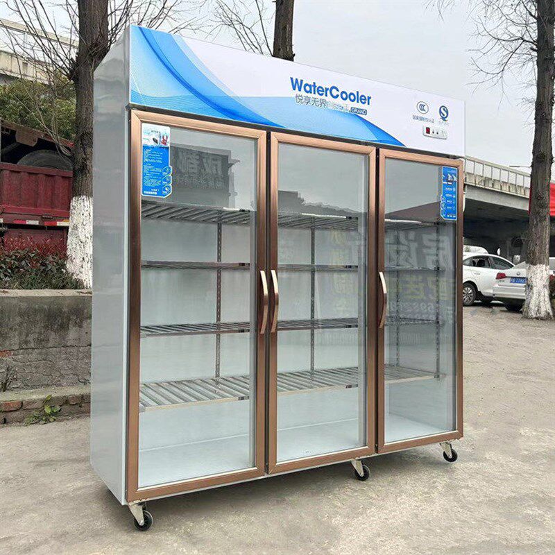 串串香冷藏展示柜麻辣烫菜品炸串店水果保鲜柜立式玻璃门点菜冰柜