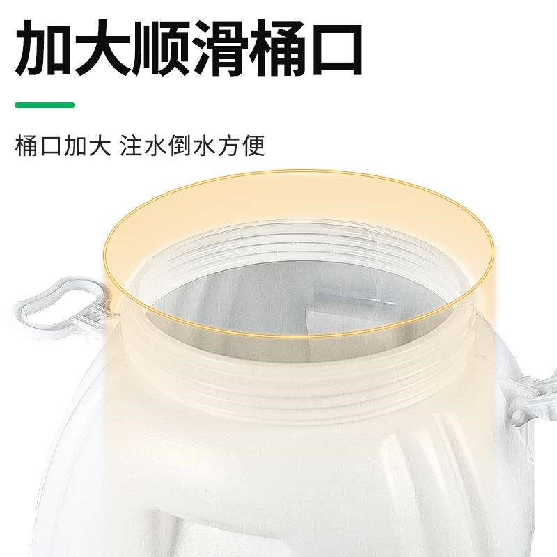 食品级50升塑料方桶带盖密圆桶家用储水桶困水桶蜂蜜发酵桶酵素桶