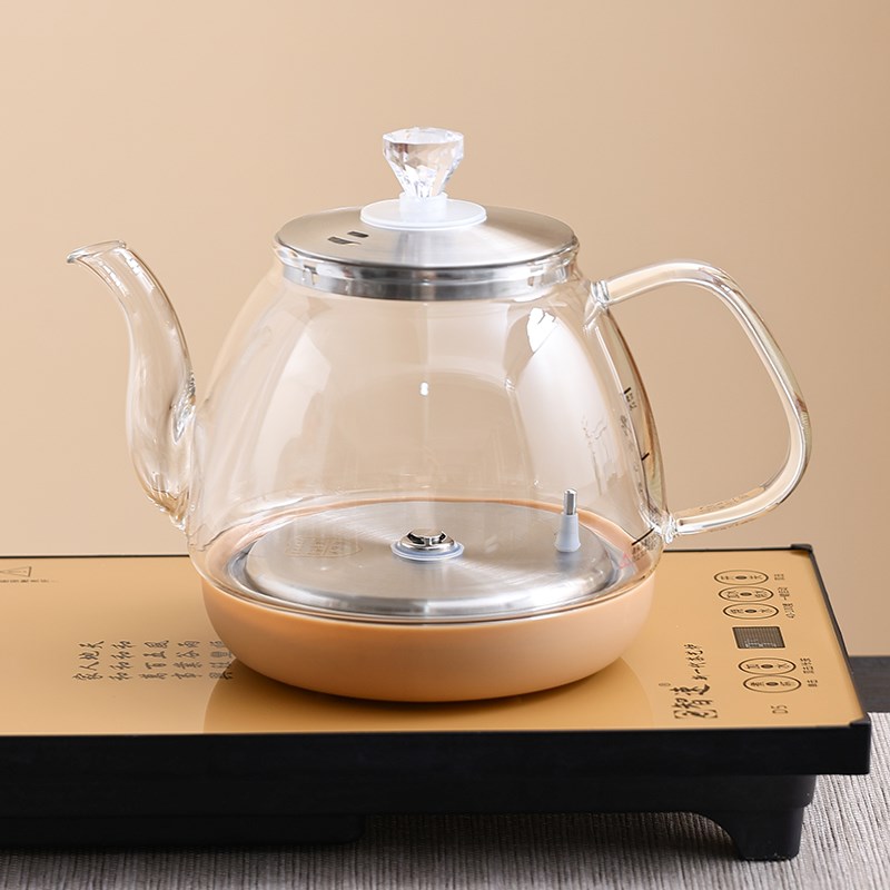 全自动茶台烧茶壶一体底部上水茶壶煮茶器电热泡茶炉嵌入式家用保